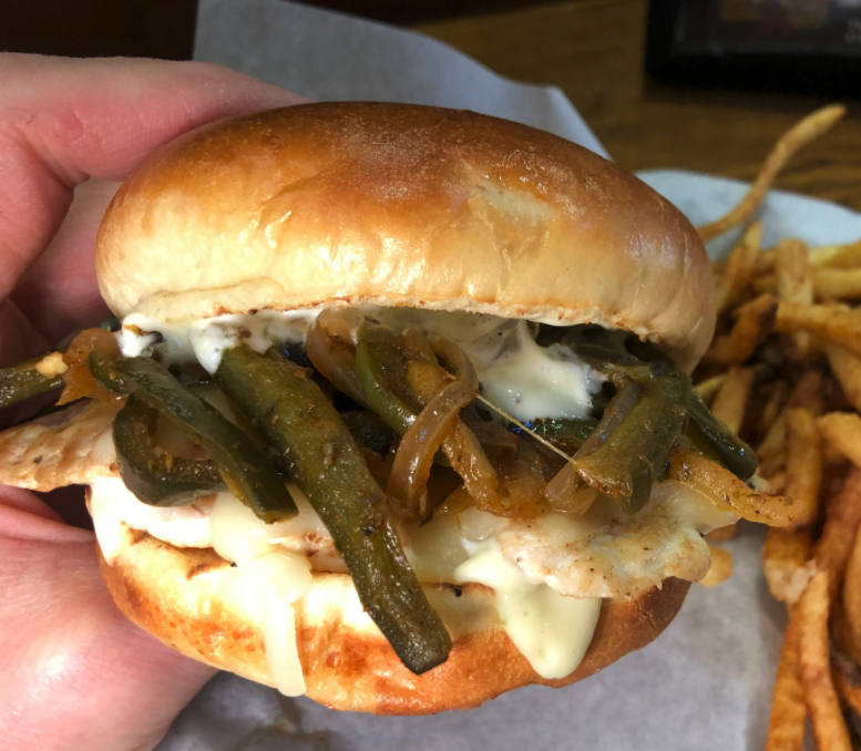 The Spicy Roasted Poblano Chicken Sandwich